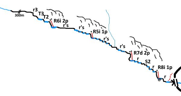 Barranc del Riu Caregue - topografía 1