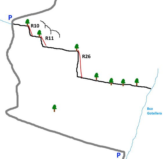 Barranc de la Truja - topografía 1