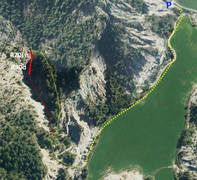 Barranco de Nuaz - topografía 1