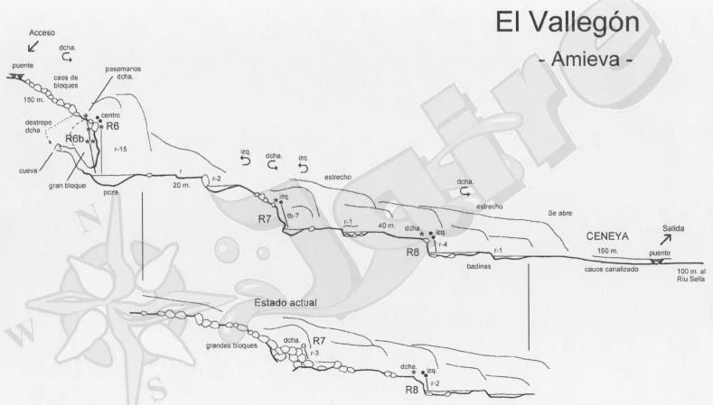Barranco del Vallegón Inferior - topografía 1