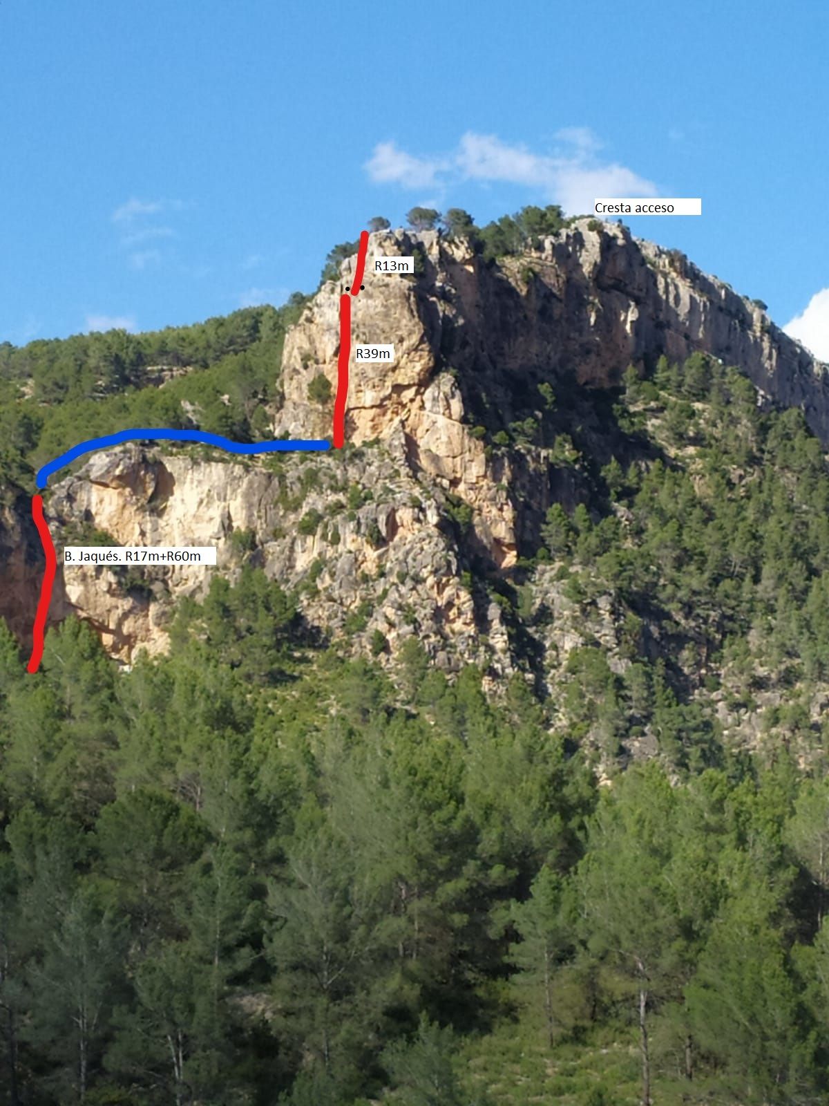 Barranco Jaqués - topografía 1