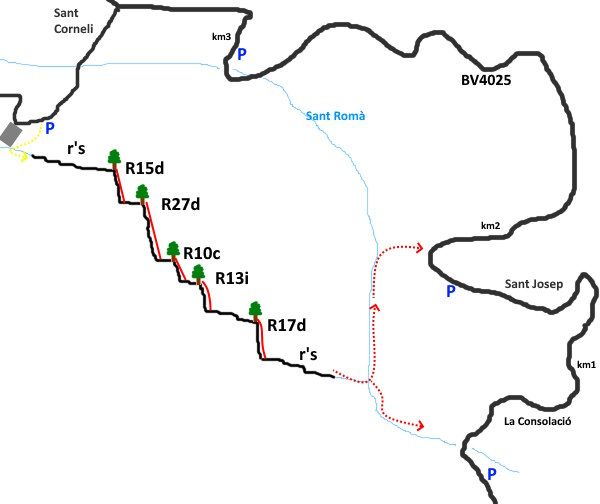 Barranc del Polvorí Vell - topografía 1