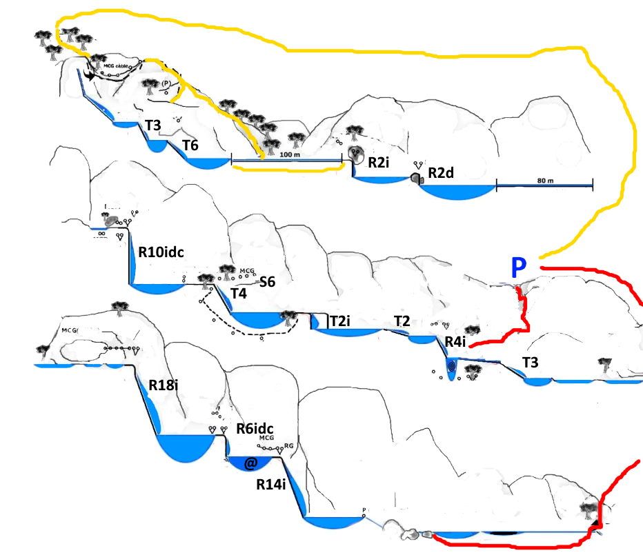 Cascade des Baoussous - topografía 1