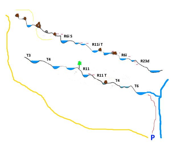 Canyon L Escales - topografía 1
