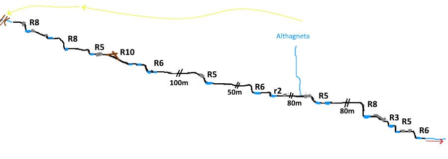 Gorges de Kakouetta - topografía 1