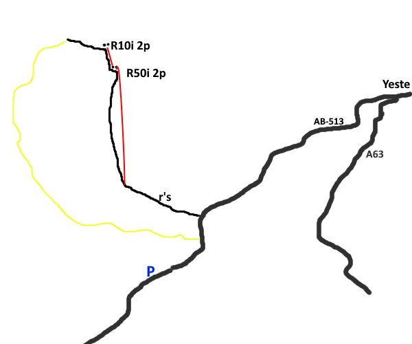 Salto de Fuensanta - topografía 1