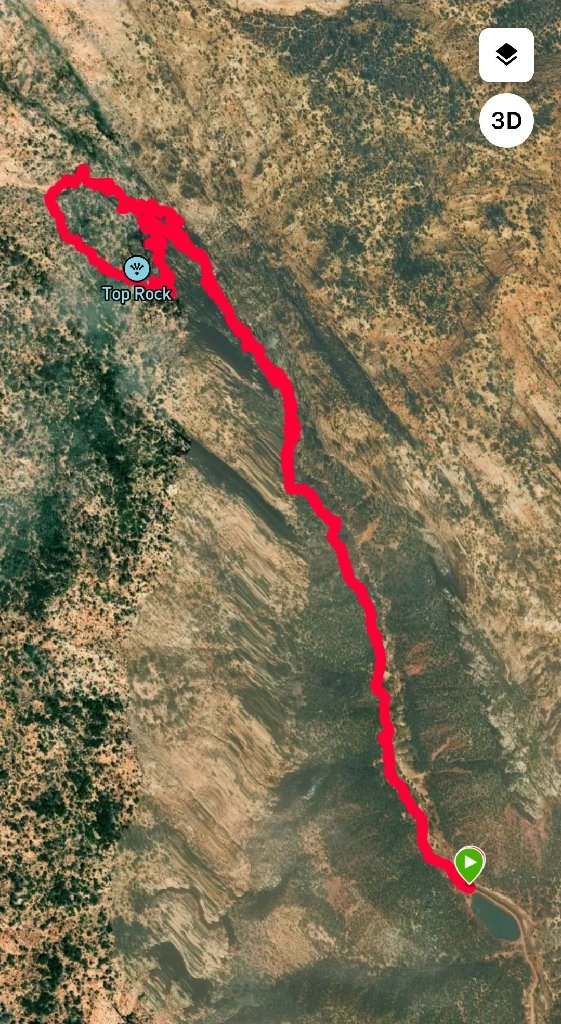 Water Canyon (Canaan Mountain Wilderness) - topografía 2