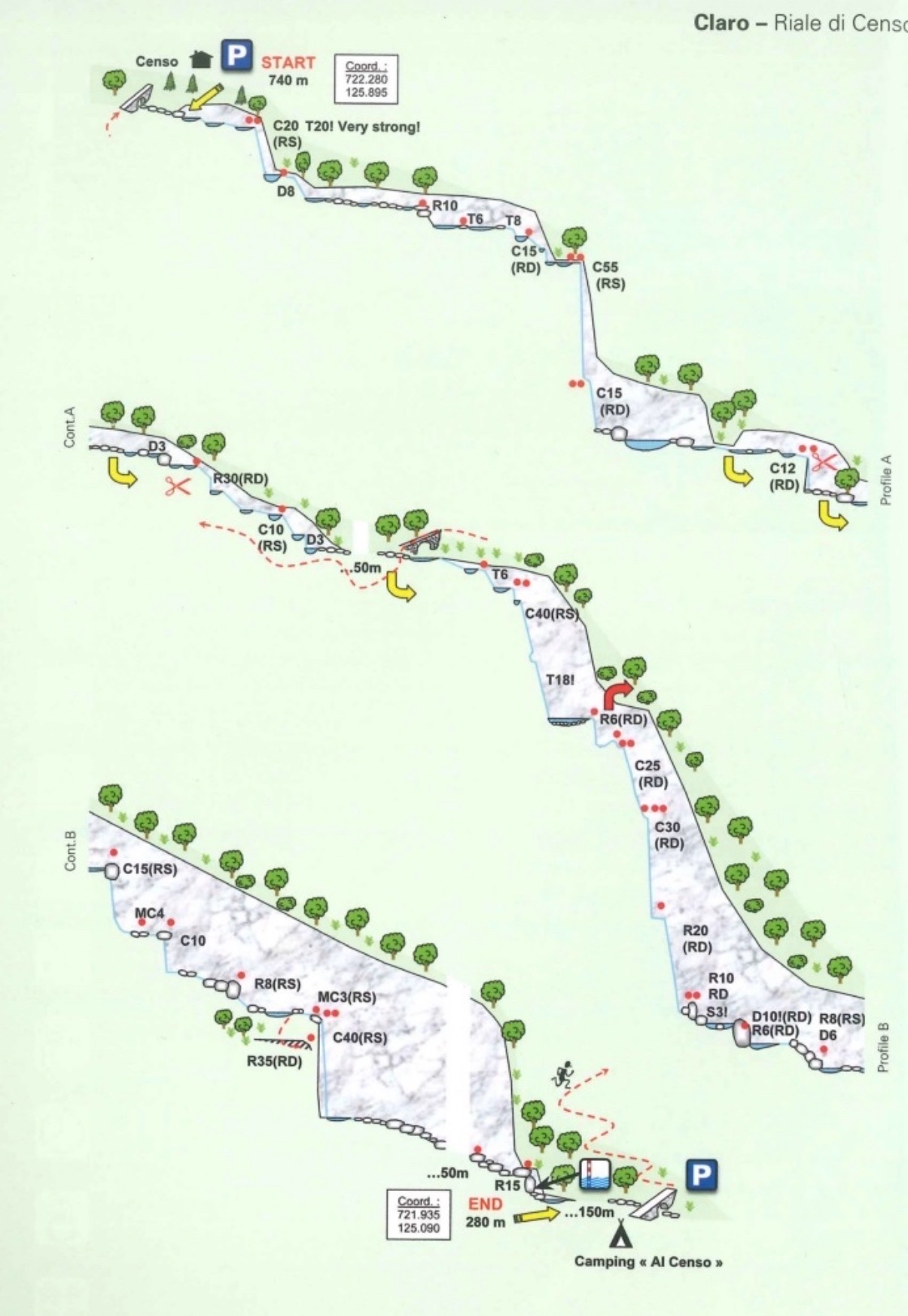 Claro (riale di censo) - topografía 1
