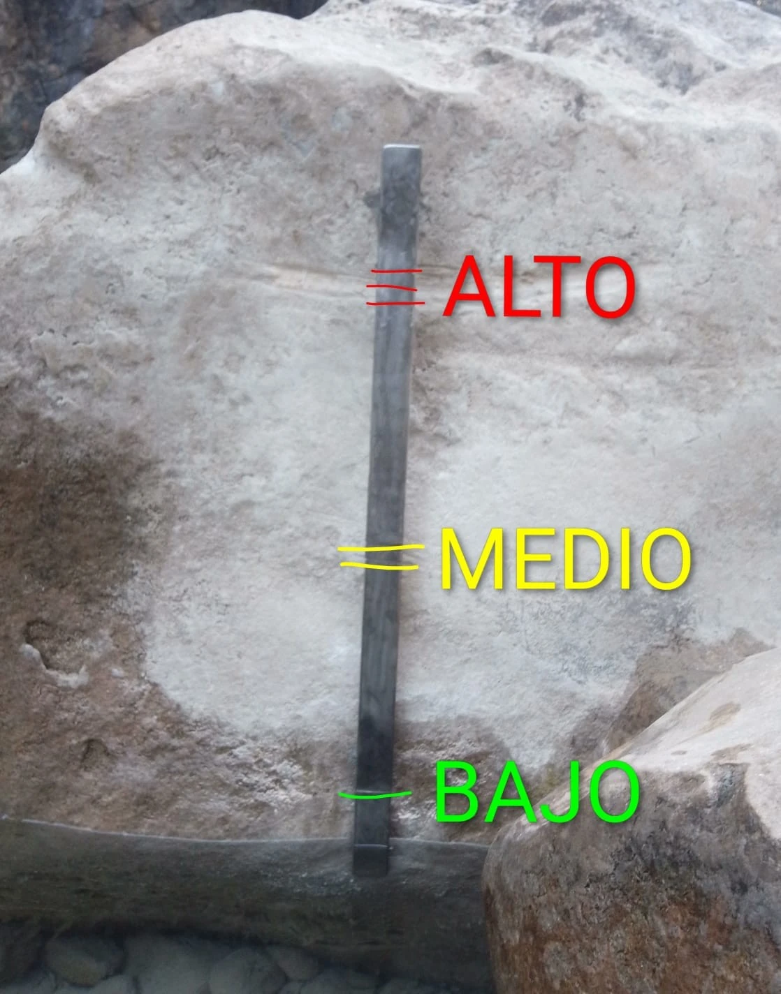 Cañón de la Peonera Inferior - topografía 1