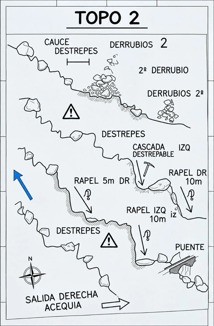 Barranco de Lanjarón - topografía 2